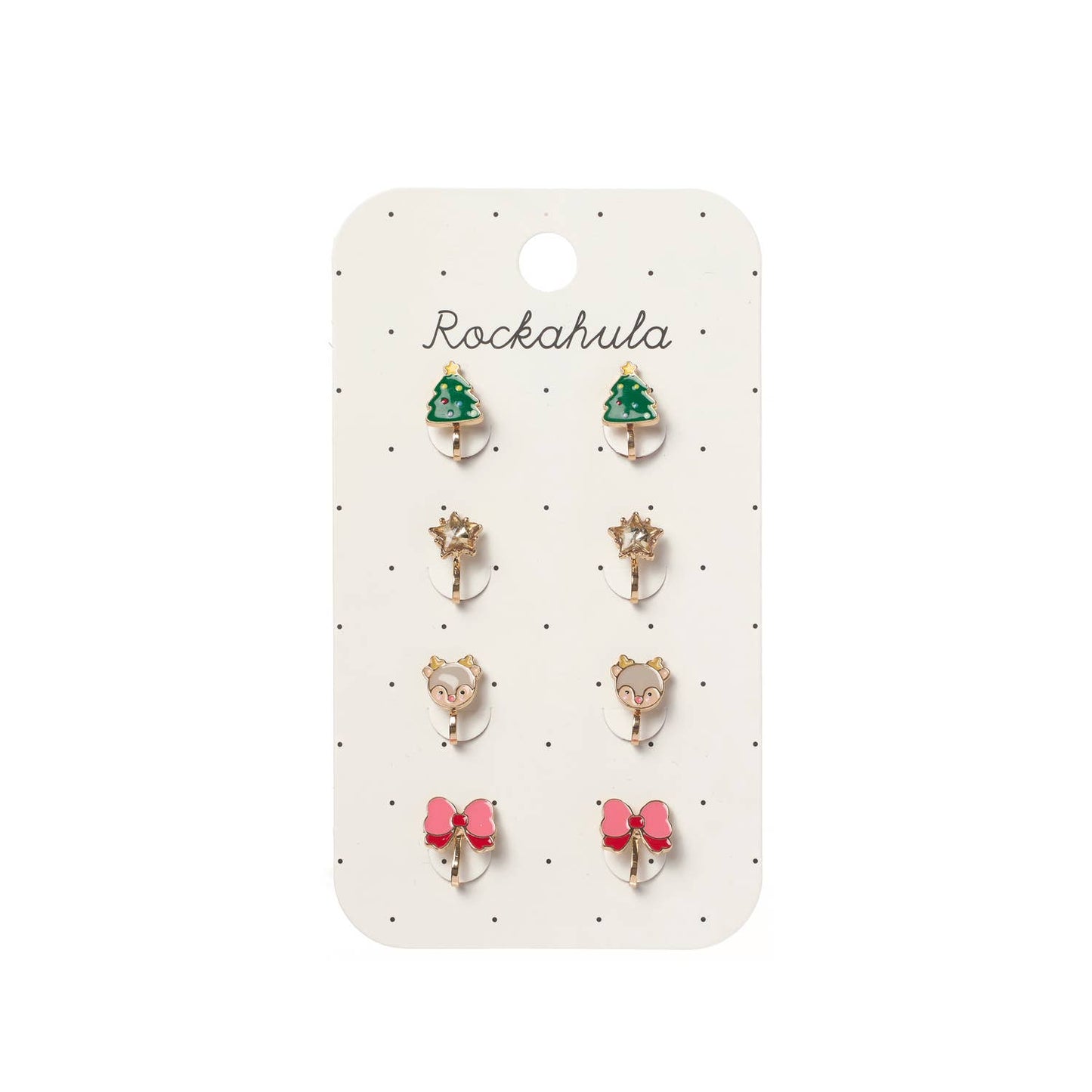 Rockahula Kids US - Jolly Christmas Clip On Earrings
