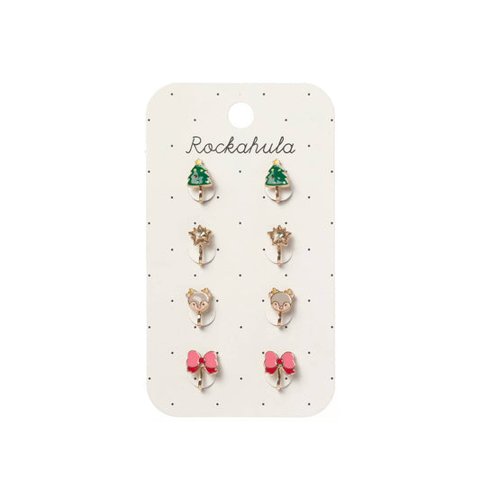 Rockahula Kids US - Jolly Christmas Clip On Earrings