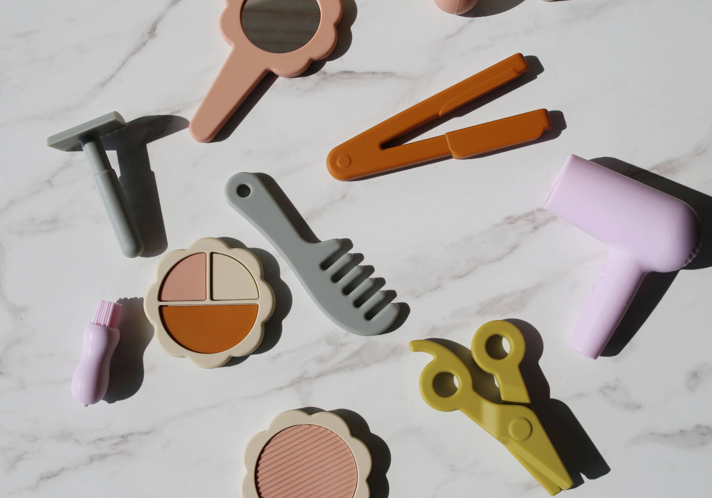 Marlowe & Co - Silicone Hair and Makeup Playset