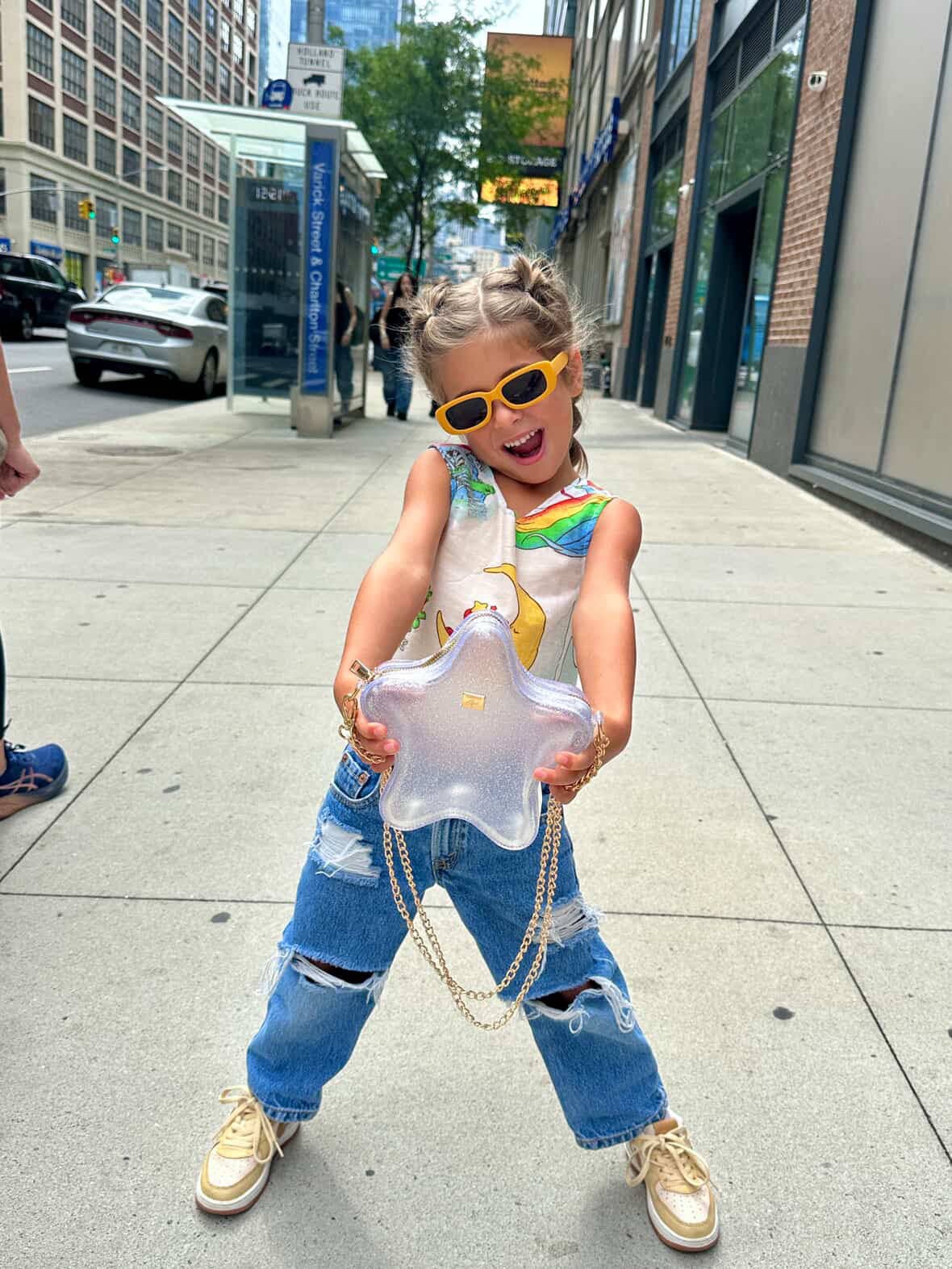 Carrying Kind - Taylor: Jelly Star Purse: Silver Sparkle