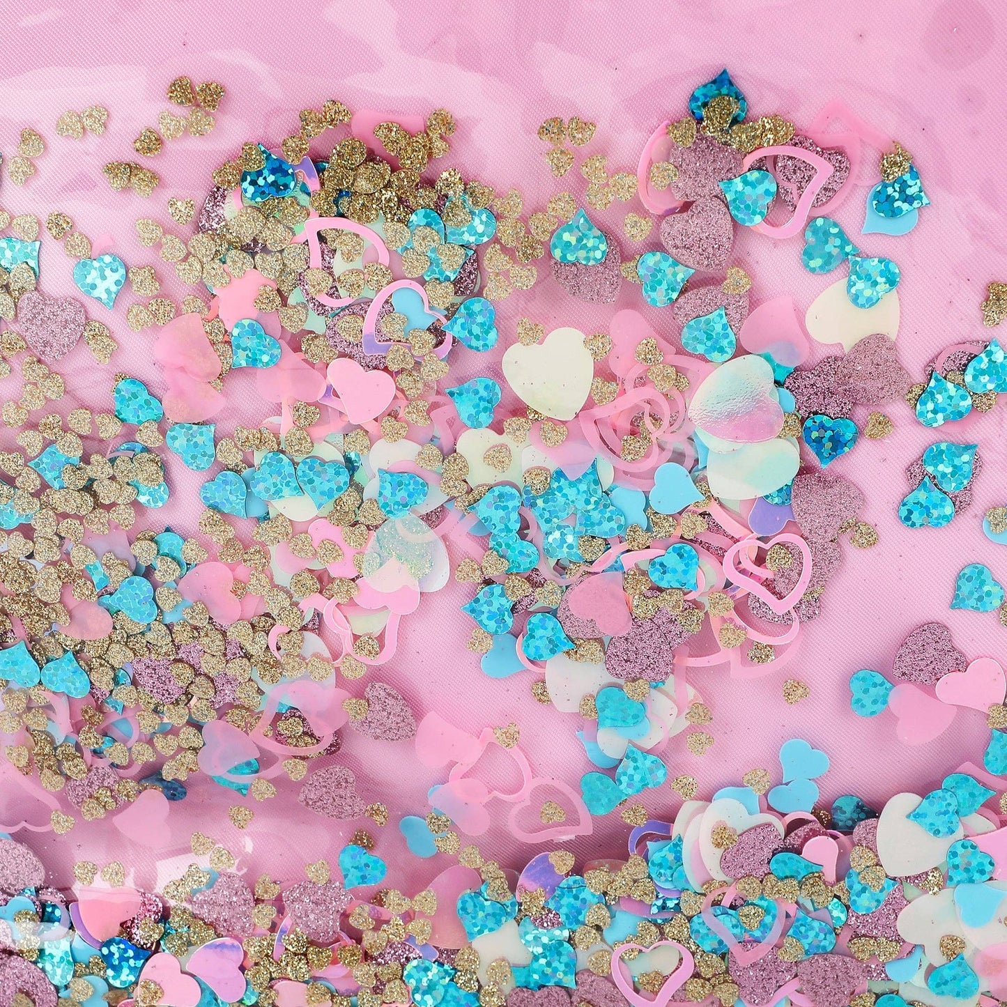 Packed Party - "Taylor" Quilted Confetti Hearts Backpack