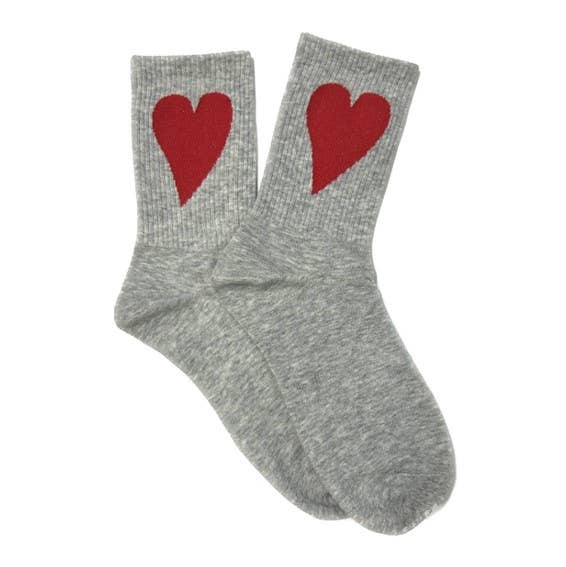 Malibu Sugar - Valentine's Day Heart Socks