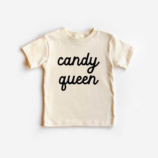 Benny & Ray Apparel - Candy Queen Halloween Shirt:  Natural