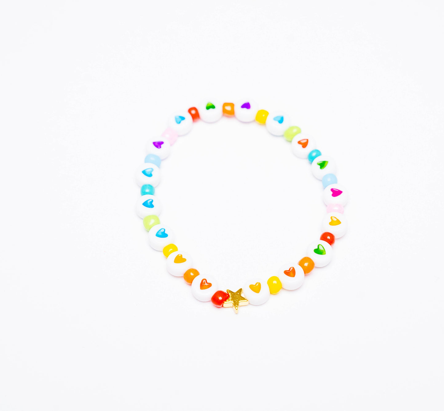 Malibu Sugar - Rainbow Hearts Bracelet