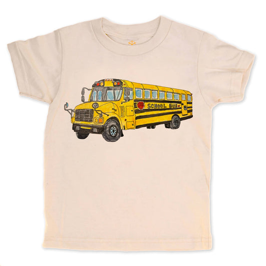 orangeheat - School Bus - Kids Organic Tee