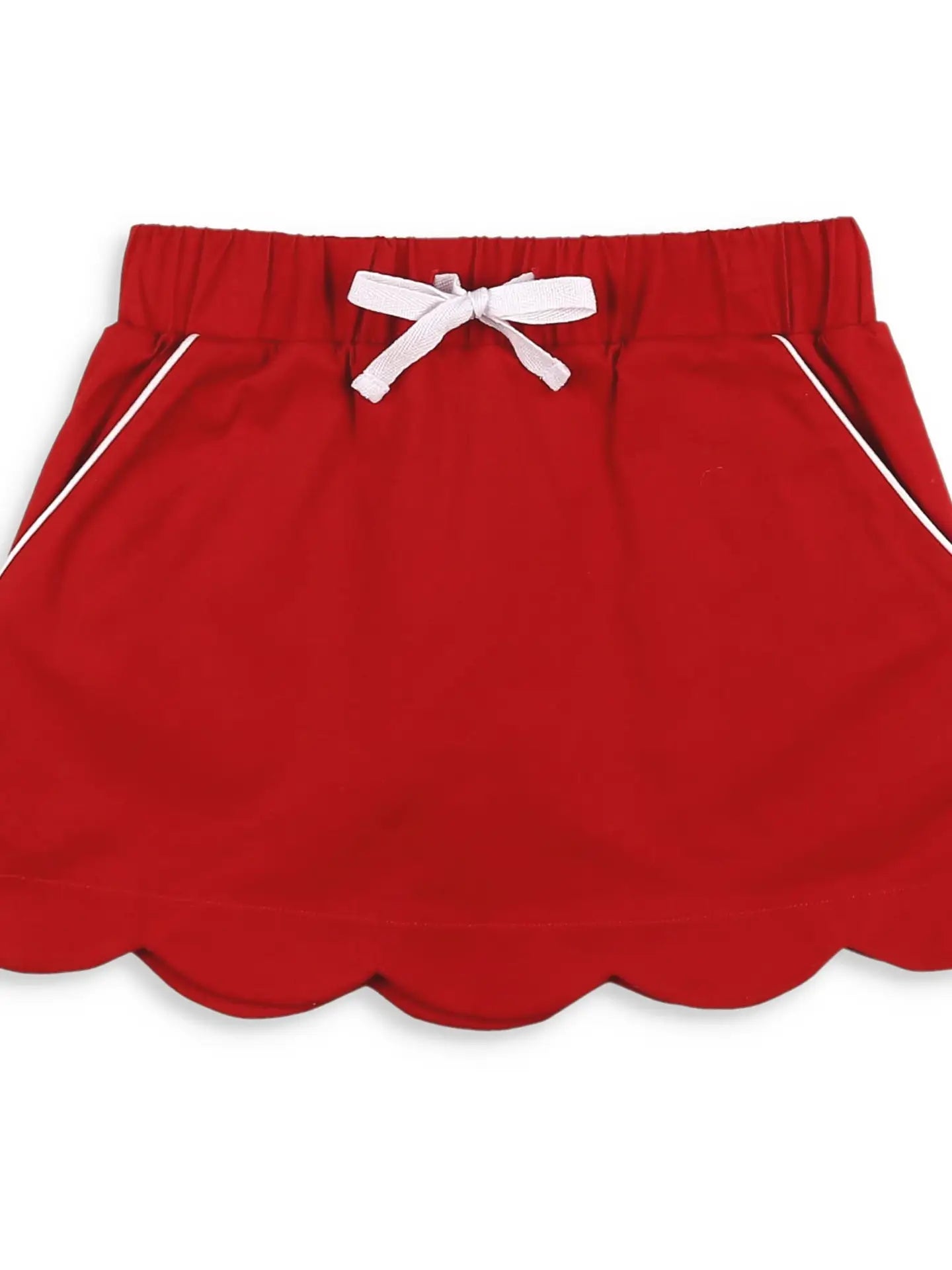 Shrimp and Grits Girls Red Back To School Skort