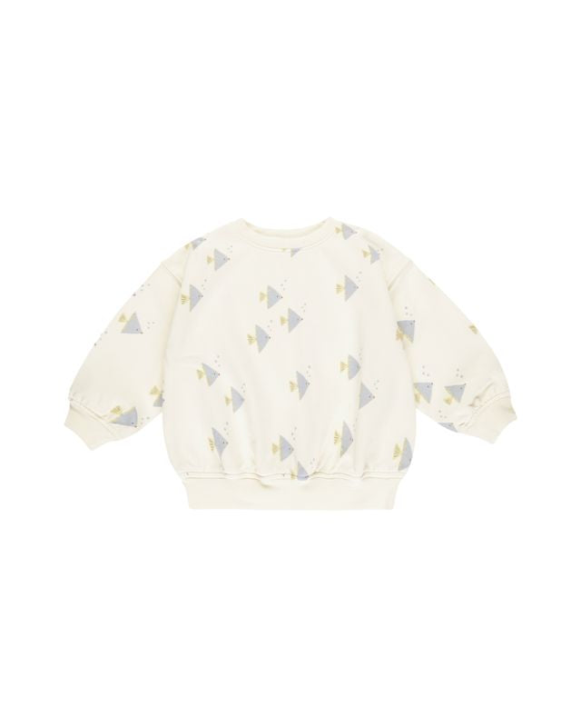 Rylee + Cru Sweatshirt Angel Fish