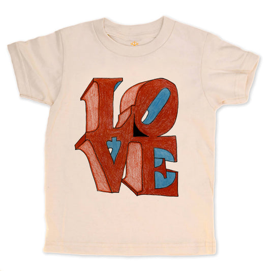 orangeheat - LOVE - Kids Organic Tee