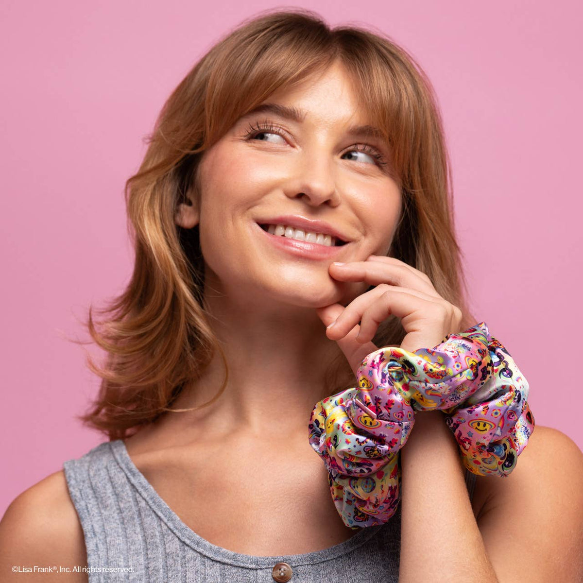 KITSCH - Lisa Frank x Kitsch Pillow Scrunchies® in Satin in The Fantastic World of Lisa Frank
