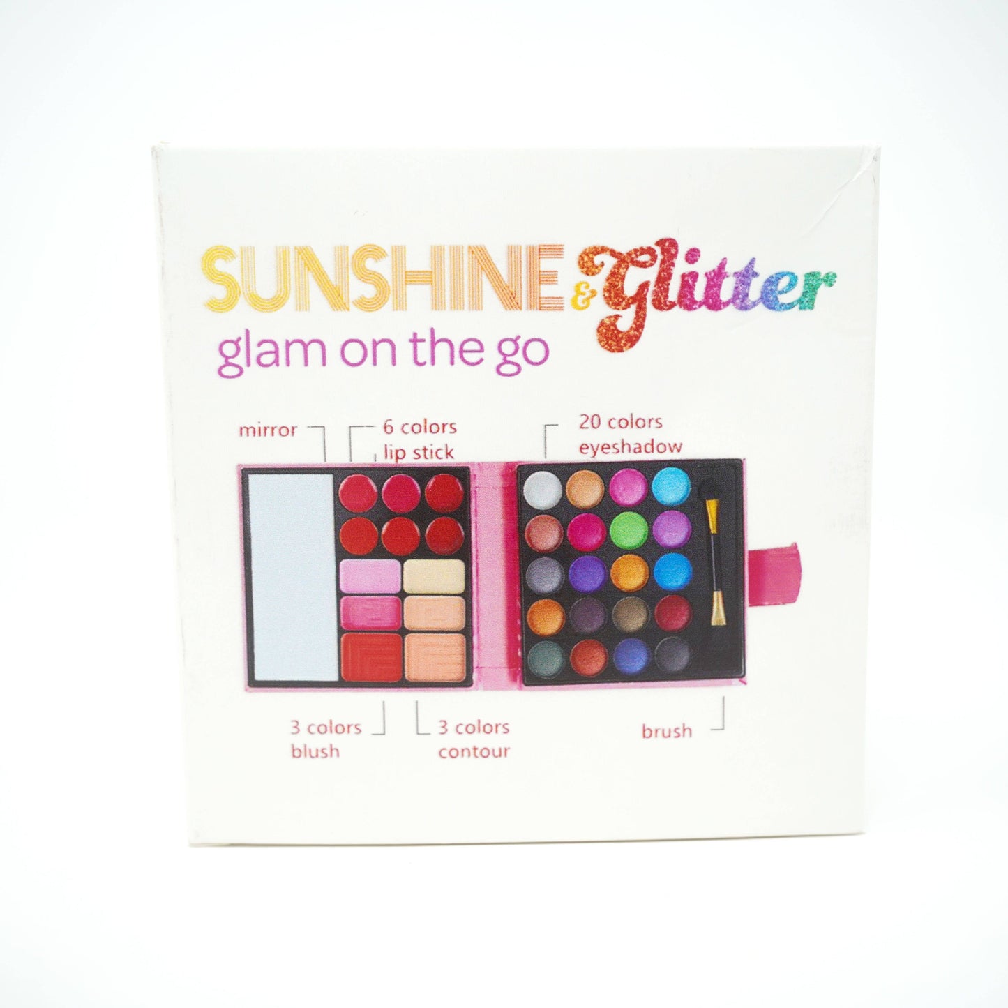 Sunshine & Glitter - GLAM ON THE GO- Makeup Palette