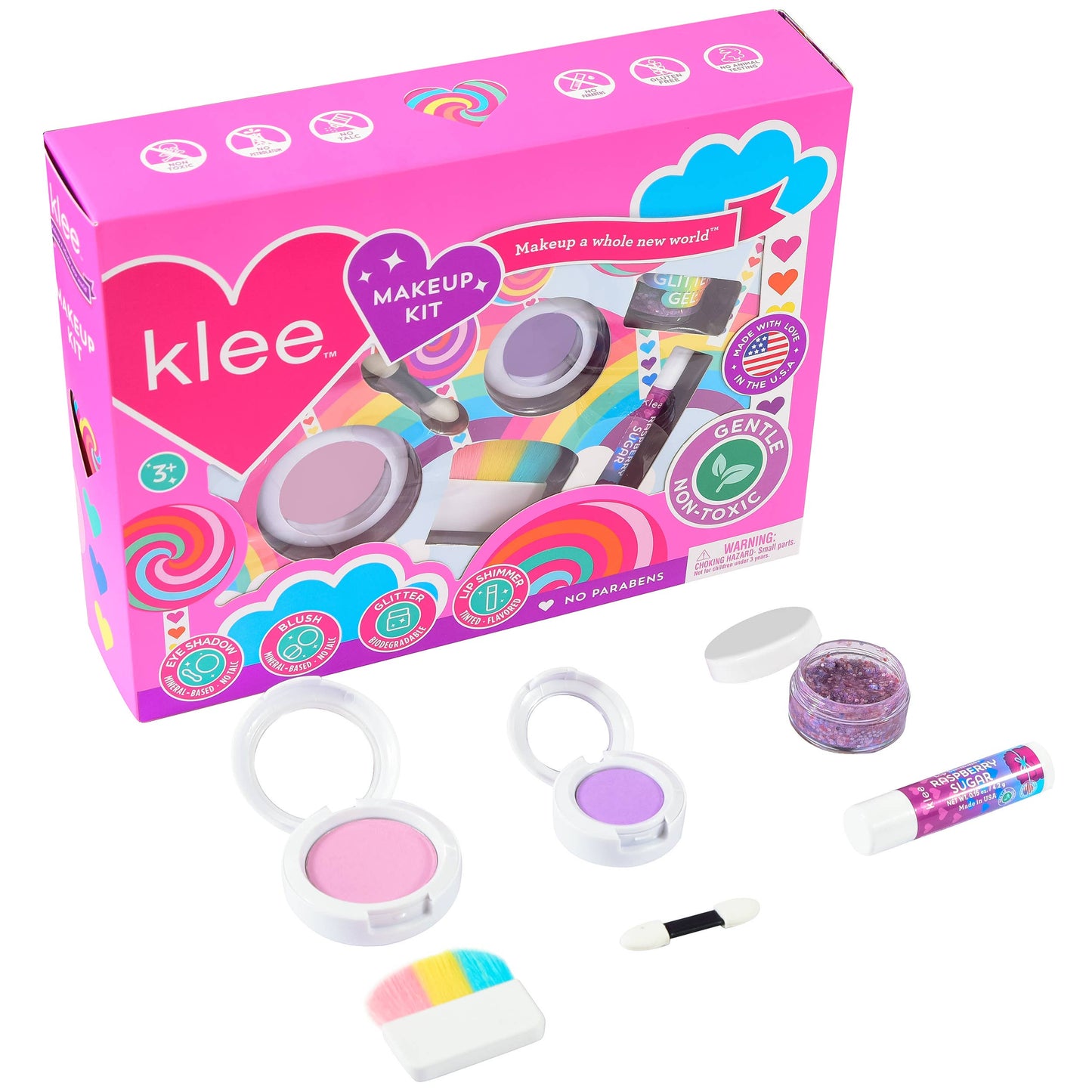 Klee Naturals - Whirl With It - Pinwheel Love Mineral Makeup Kit: Breezy Does It