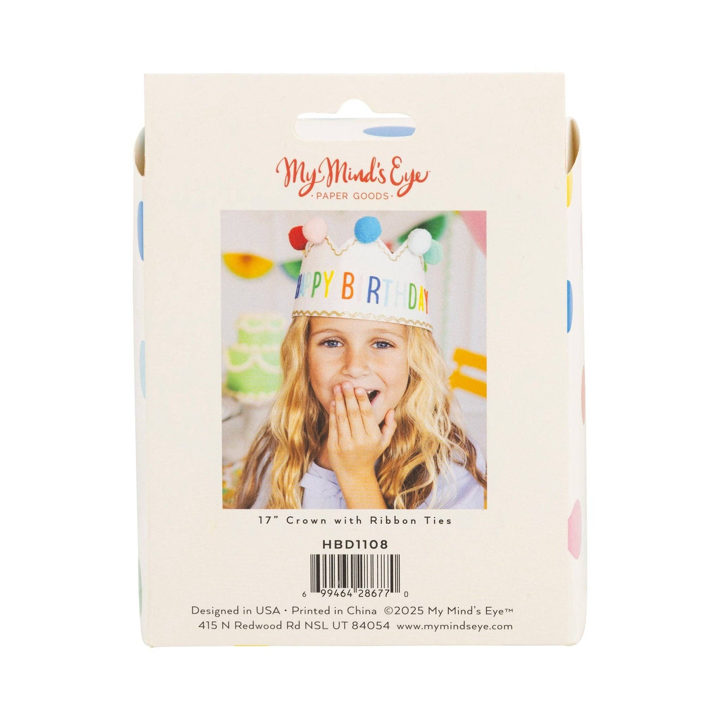 My Mind’s Eye  - Happy Birthday Felt Crown