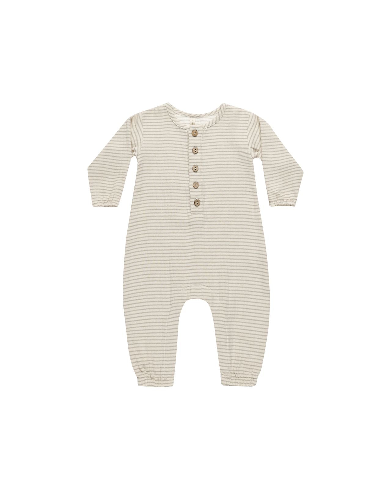 Quincy Mae Woven Jumpsuit Basil Stripe