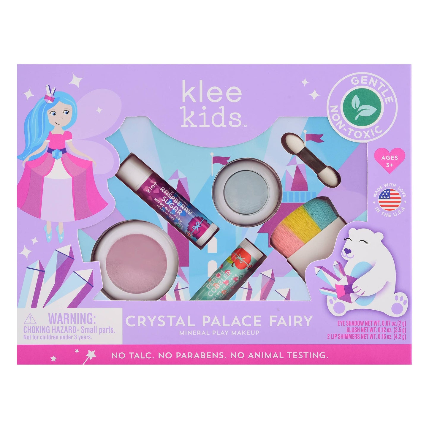 Klee Naturals - NEW!! Honey Glow Fairy - Klee Kids Play Makeup 4-PC Kit: Honey Glow Fairy