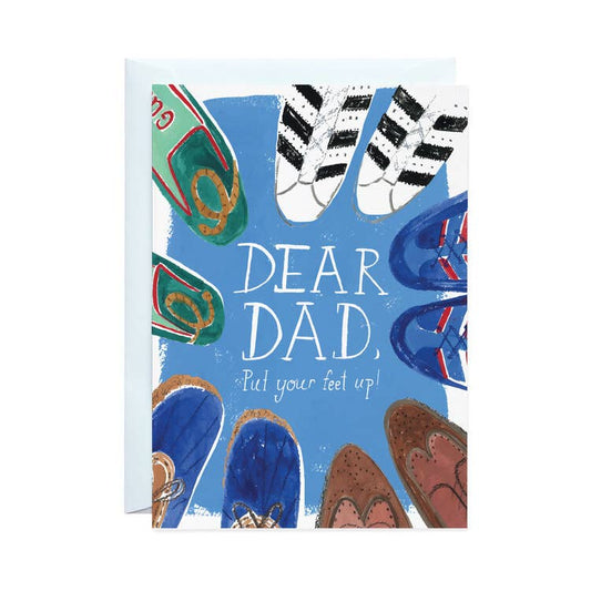 Mr. Boddington's Studio - Put Your Feet Up, Dad - Father's Day Greeting Card