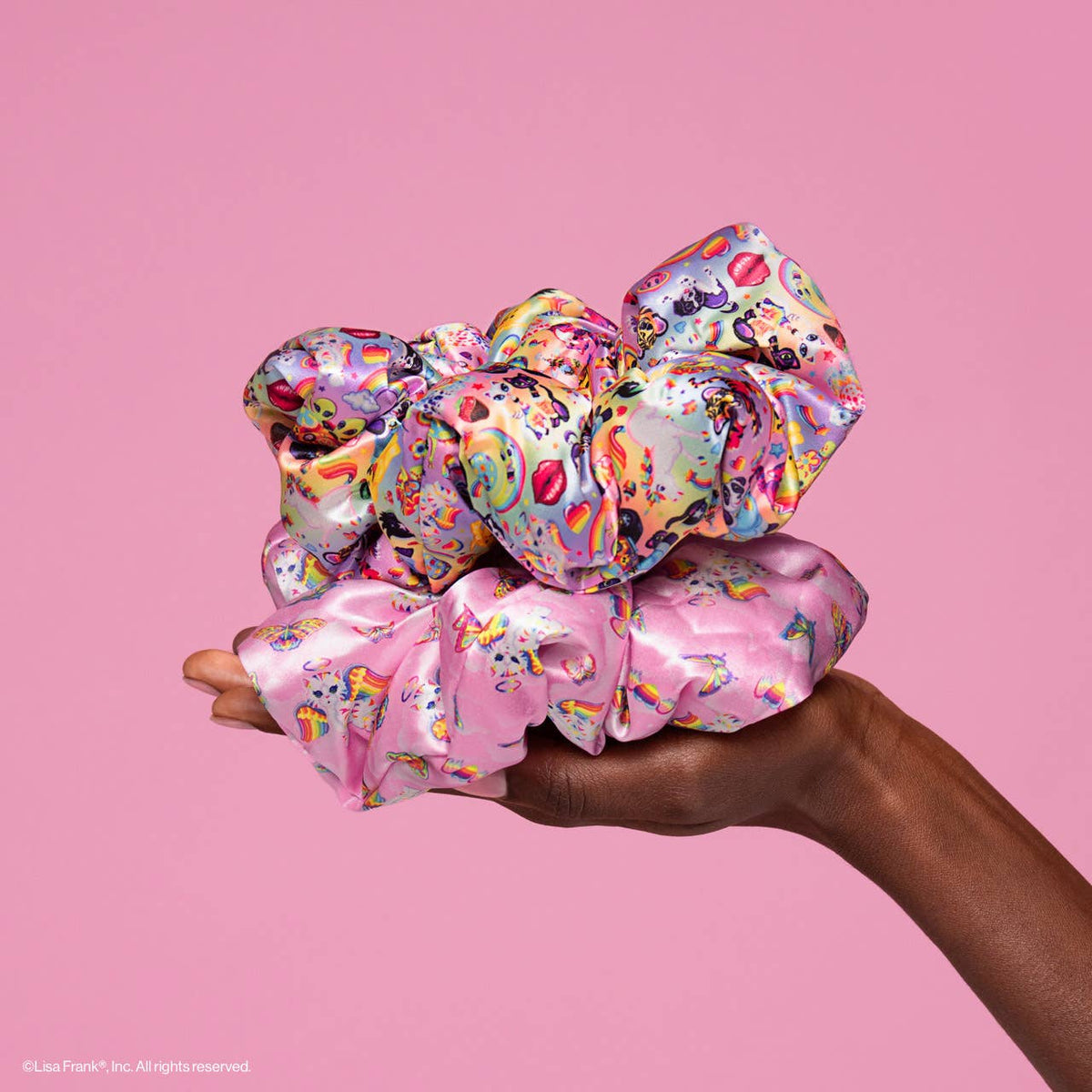 KITSCH - Lisa Frank x Kitsch Pillow Scrunchies® in Satin in The Fantastic World of Lisa Frank
