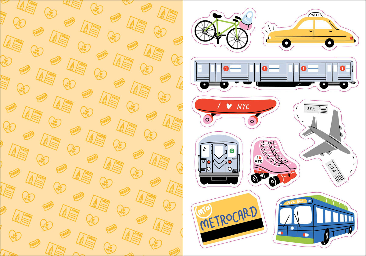Hachette Book Group - I Love New York City Sticker Book: Trade Paperback