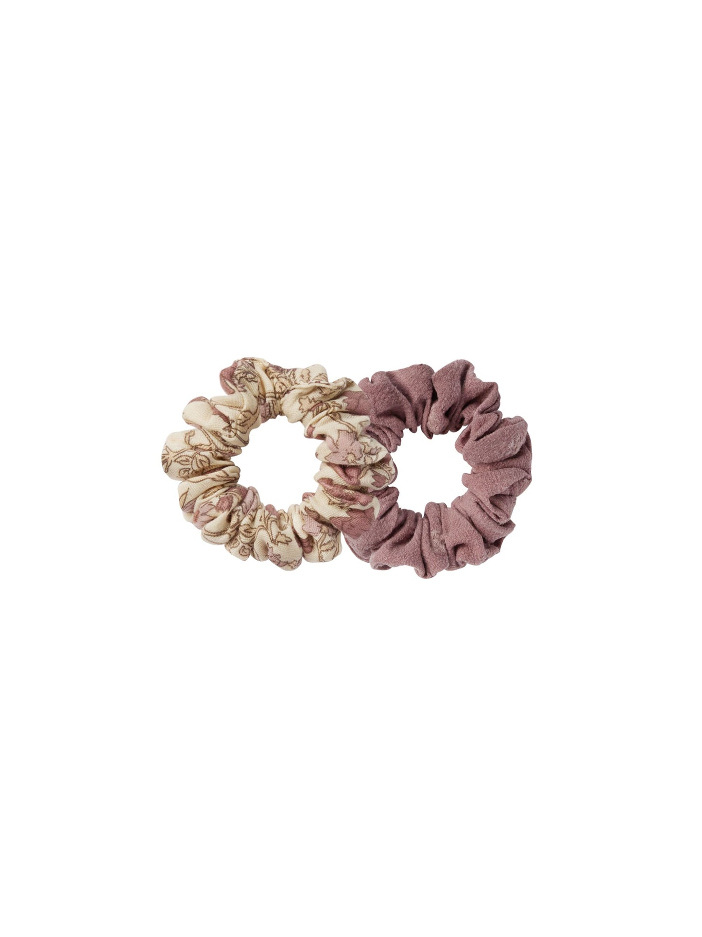 Rylee + Cru Scrunchie Set in Bloom, Mulberry Daisy