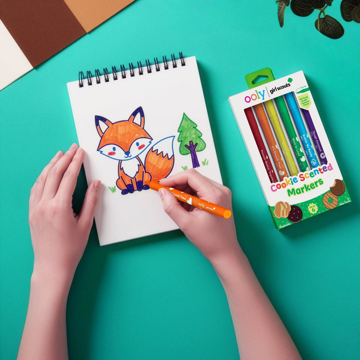OOLY - OOLY x Girl Scouts: Cookie Scented Markers (Set of 6)