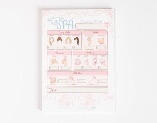 The Paper and Plan Co. - Spa Day Playtime Pad®