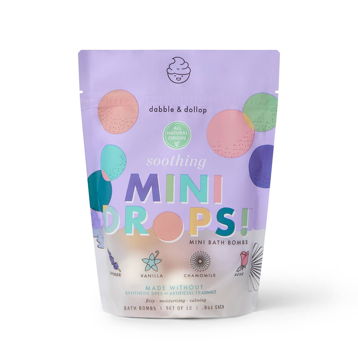 Dabble & Dollop® - Mini Drops® Bath Bombs - Soothing