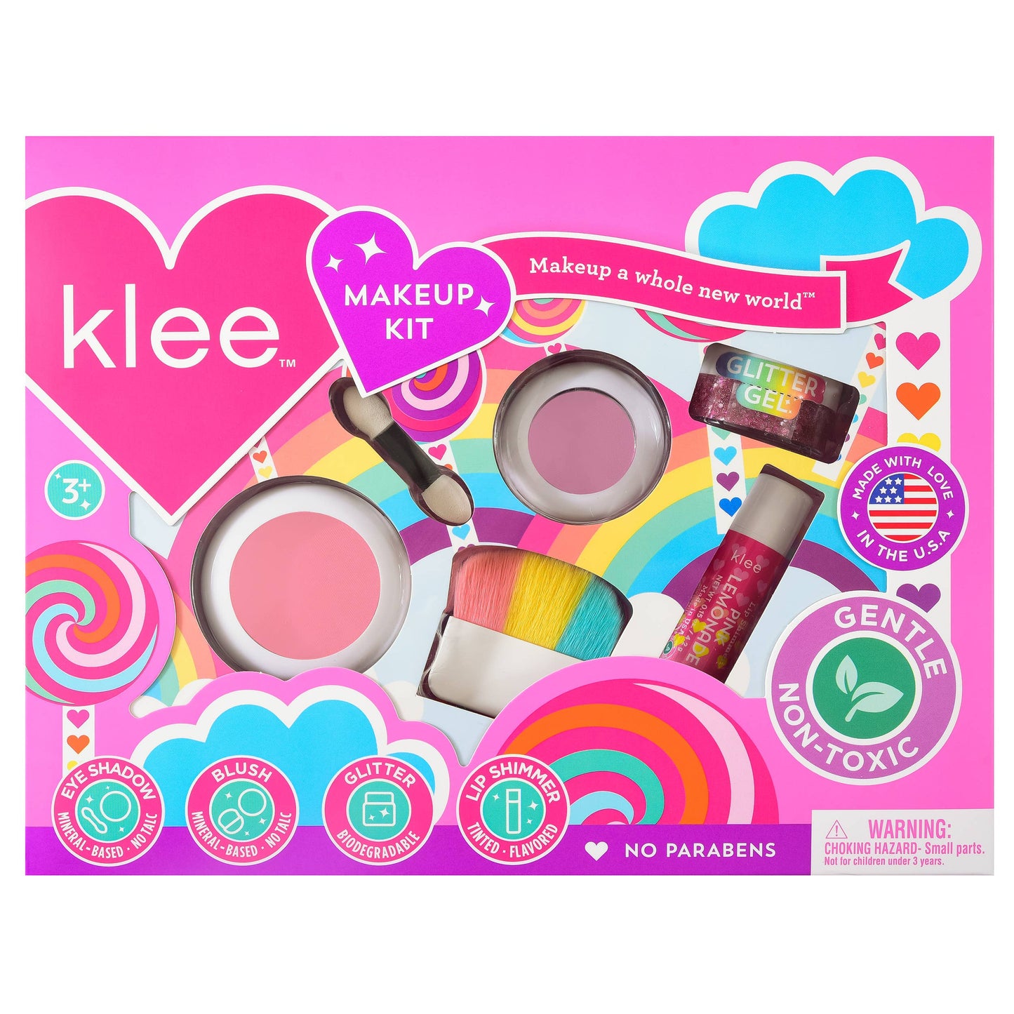 Klee Naturals - Whirl With It - Pinwheel Love Mineral Makeup Kit: Breezy Does It