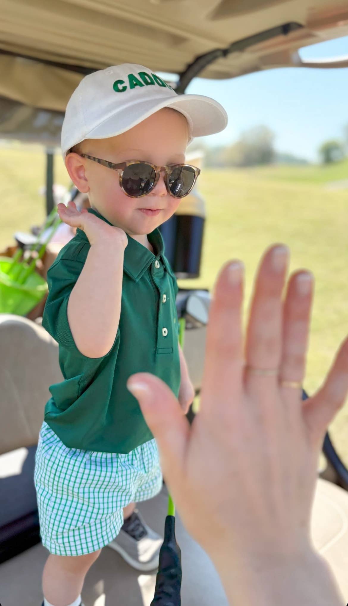 Bits & Bows - CADDIE Baseball Hat: Youth