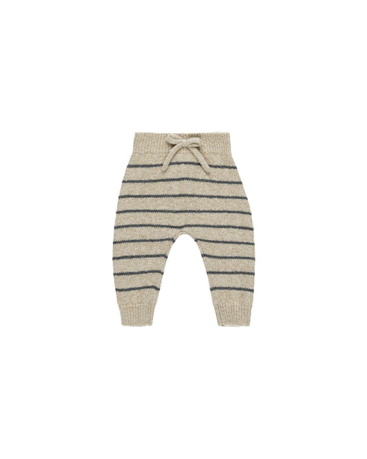 Quincy Mae Knit Pant Indigo Stripe