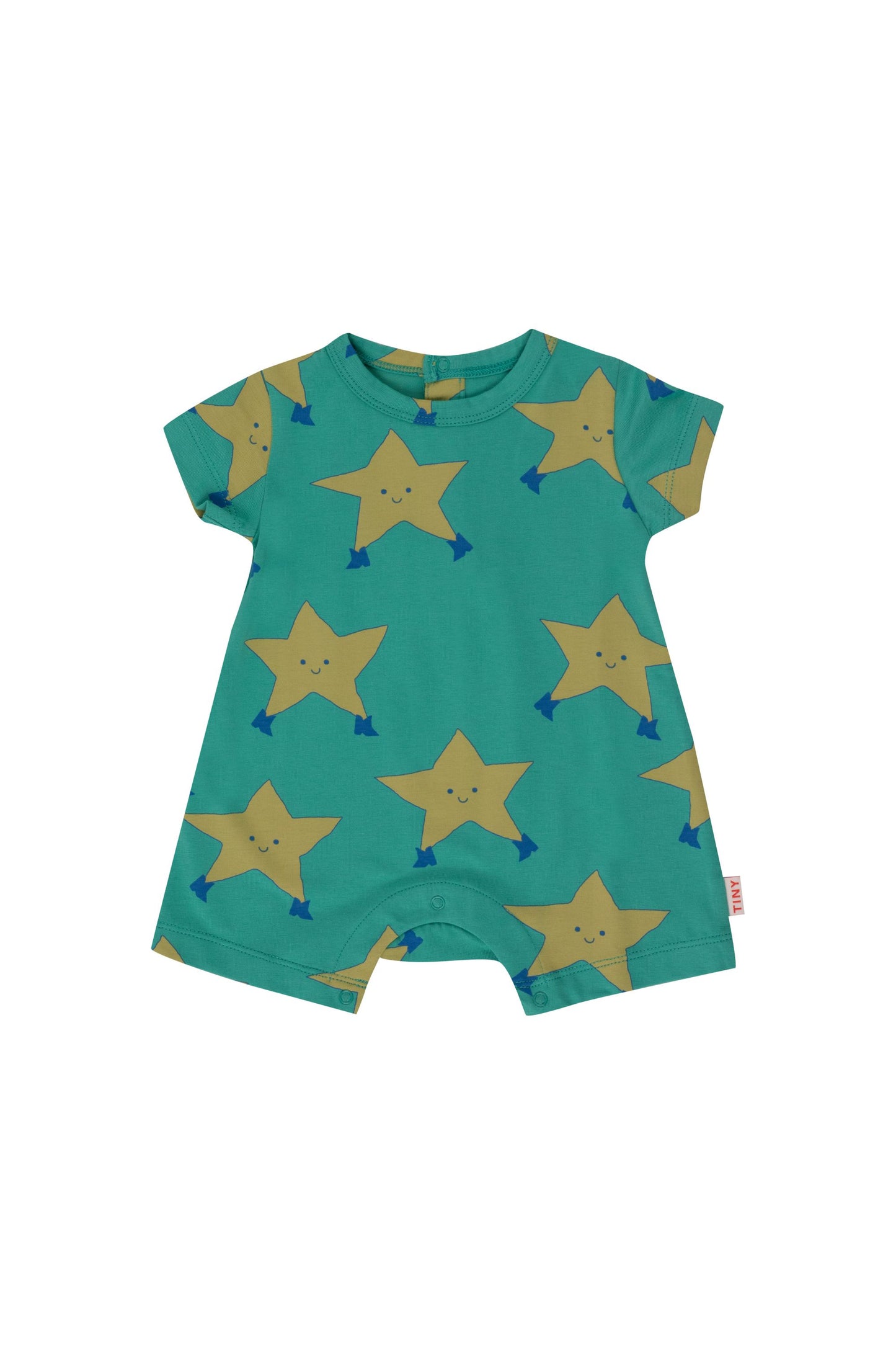 Tiny Cottons Dancing Stars One-Piece in Emerald