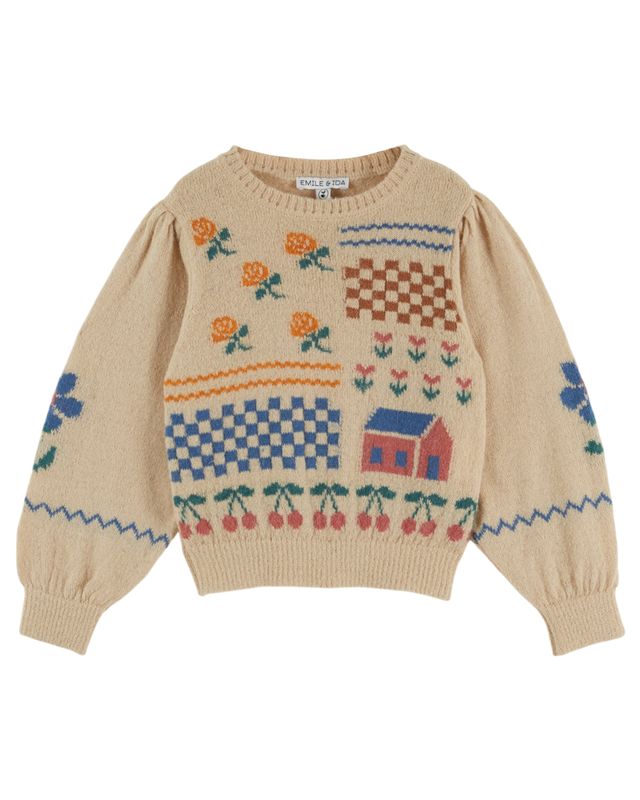Emile & Graphic Intarsia Pullover Maison