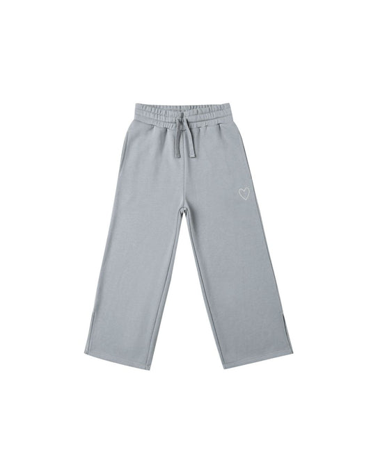 Rylee + Cru Hailey Sweatpant Dusty Blue