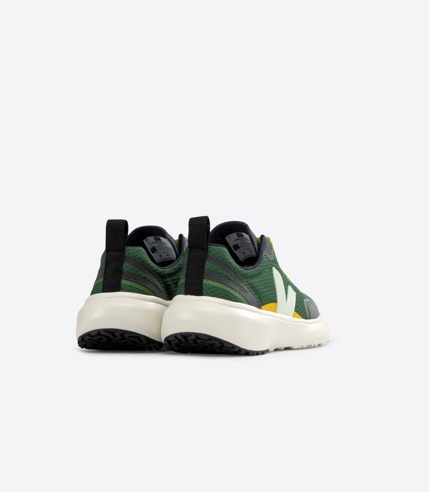 Veja Canary Elastic Laces in Poker Jade