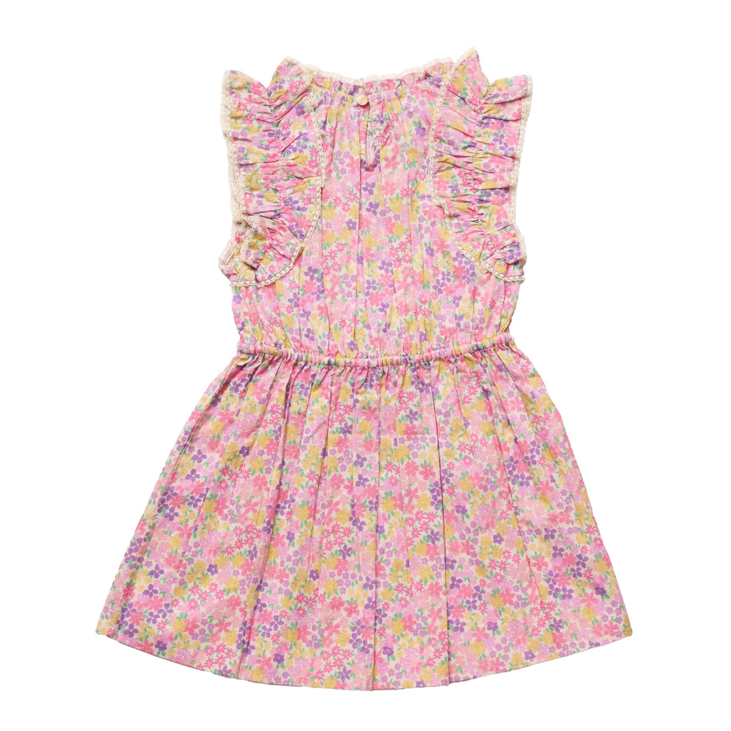 Early Sunday Florence Dress Emma Floral Purple Print