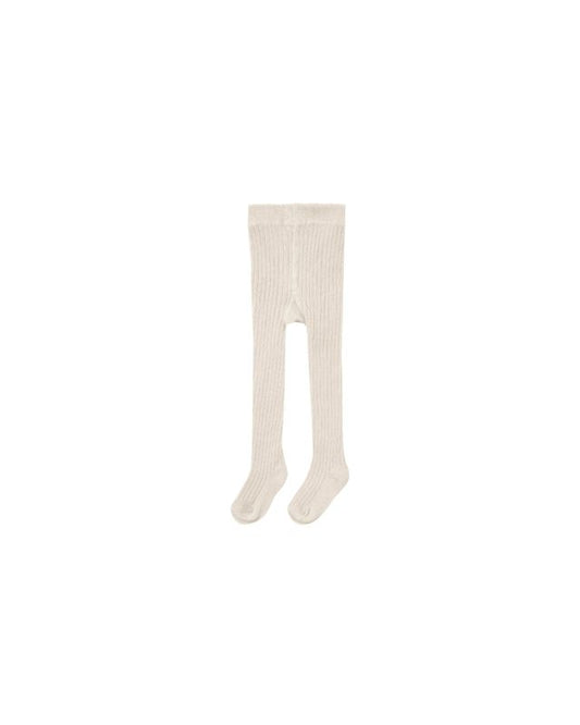 Rylee + Cru Ribbed Tights Natural
