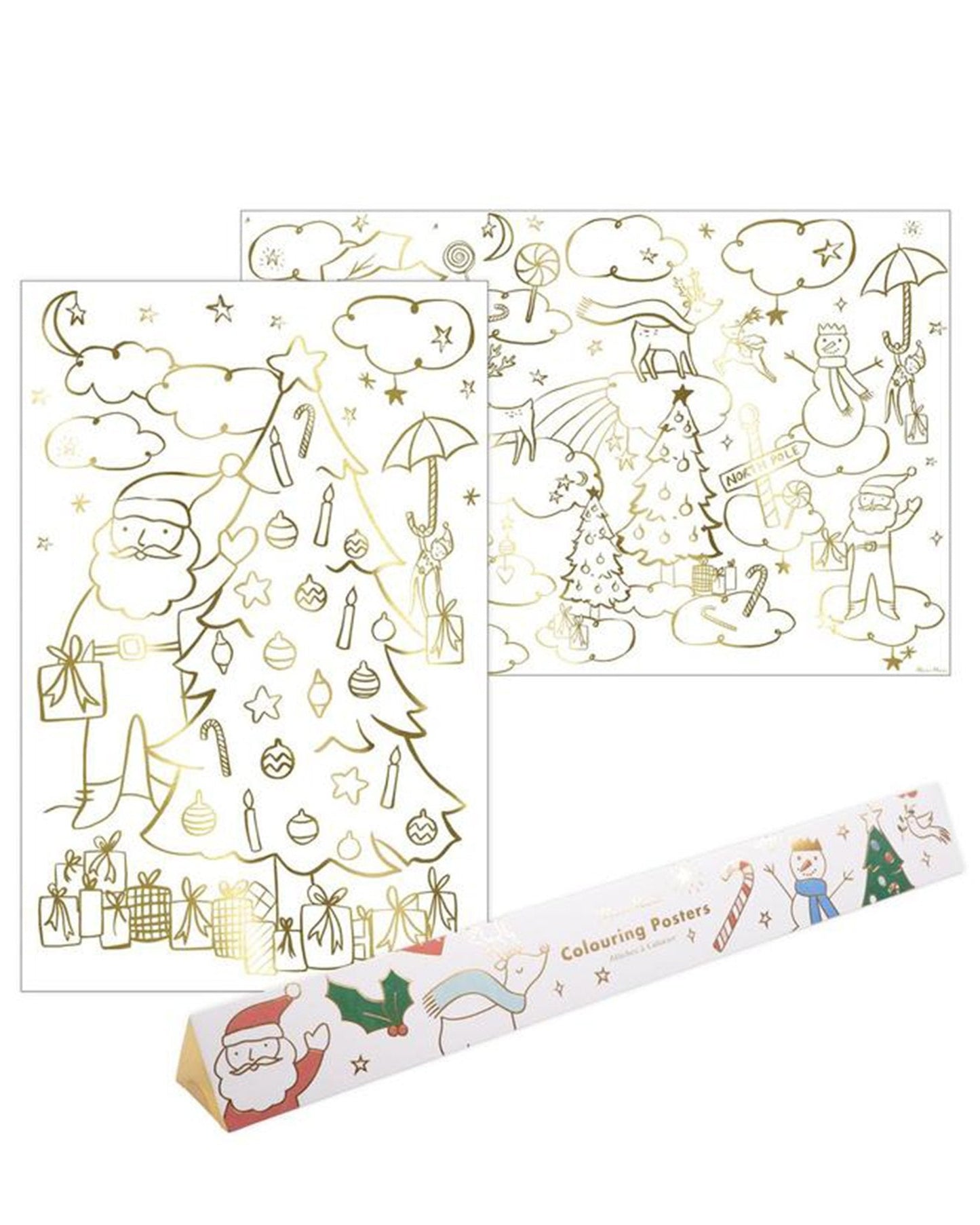 Meri Meri Christmas Colouring Posters