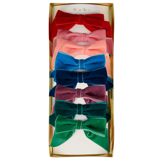 Meri Meri Radiant Velvet Bow Hair Clip