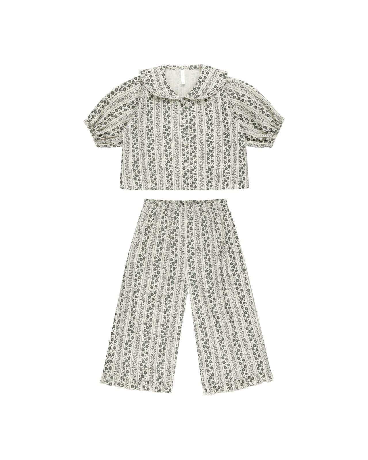 Rylee + Cru Ruffle Pajamas Vines