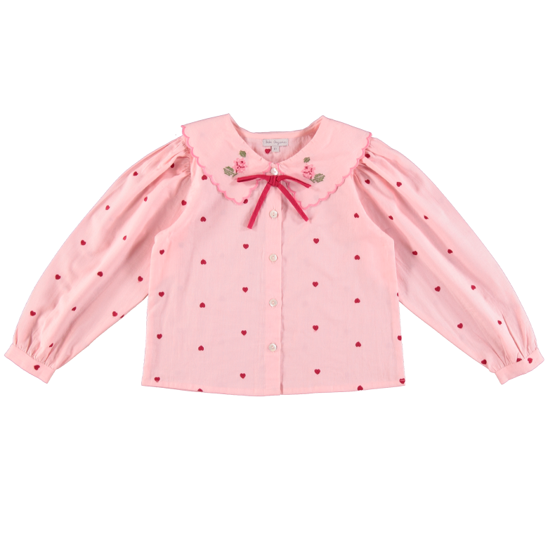Bebe Organic Rose Blouse We Heart Roses