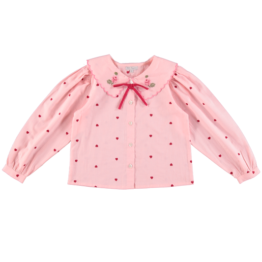 Bebe Organic Rose Blouse We Heart Roses