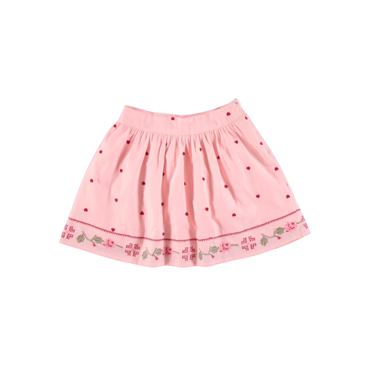 Bebe Organic Rose Skirt We Heart Roses