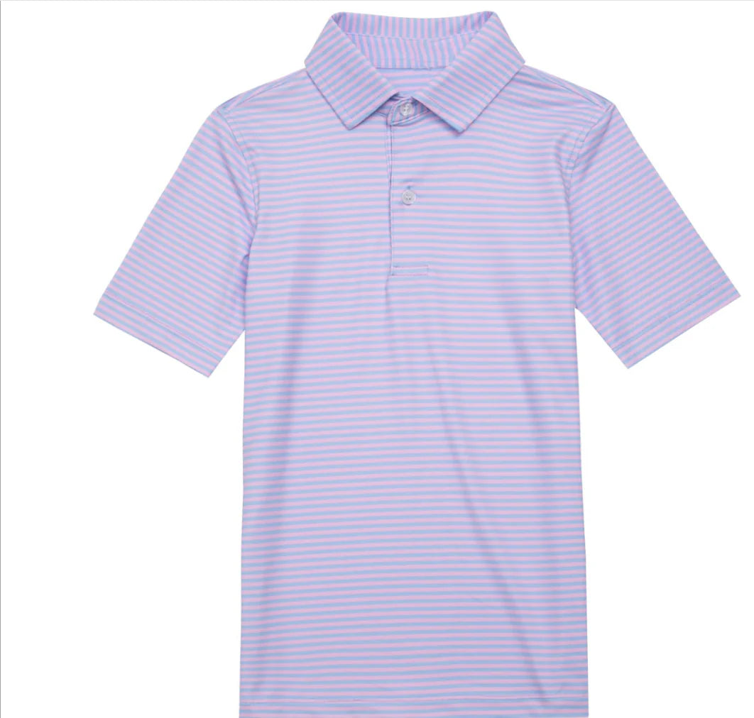 Meripex Pink/Blue Polo Shirt