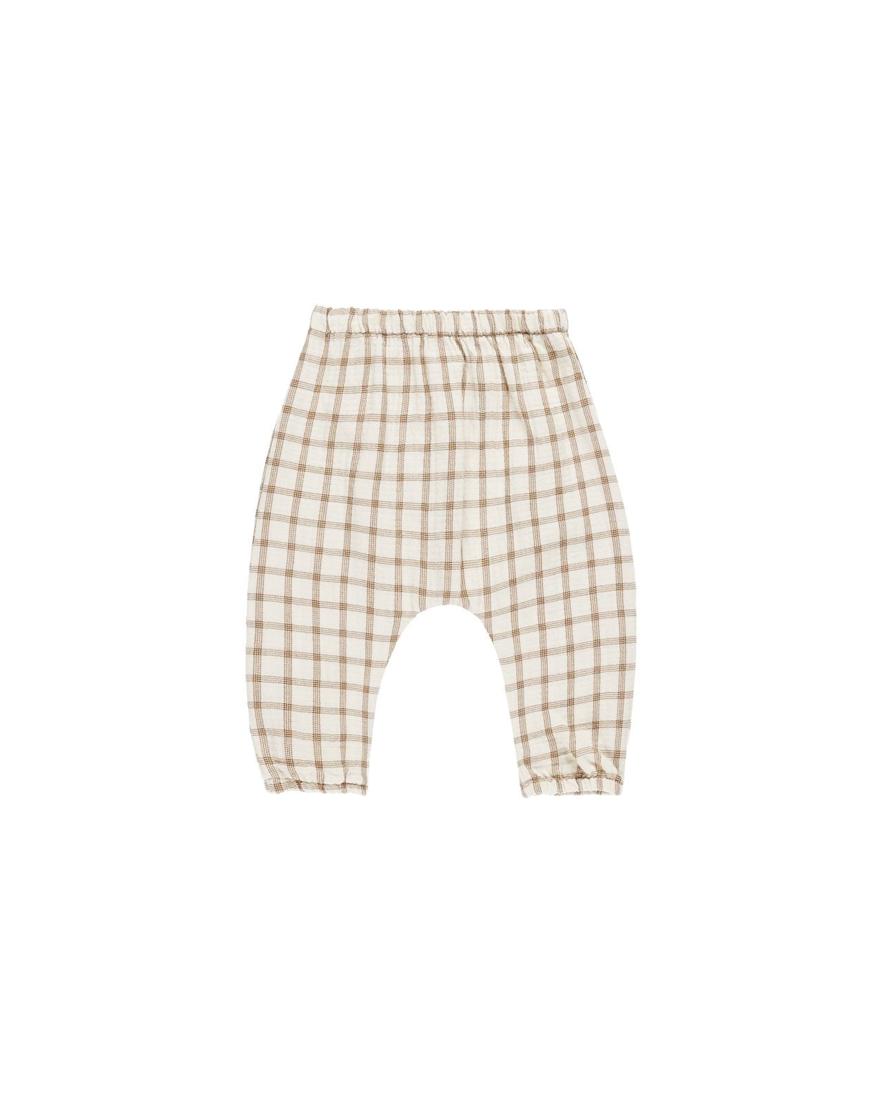 Quincy Mae Woven Pant Cinnamon Plaid