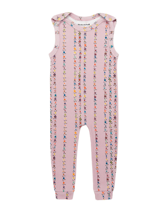 Misha & Puff Snap Overall Plum Petal Little Botanica