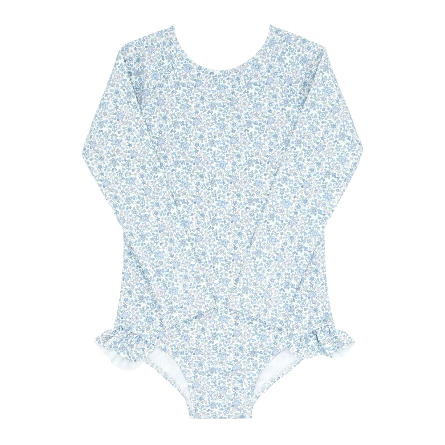 Minnow Girls Original Slate Floral Rashguard One-Piece