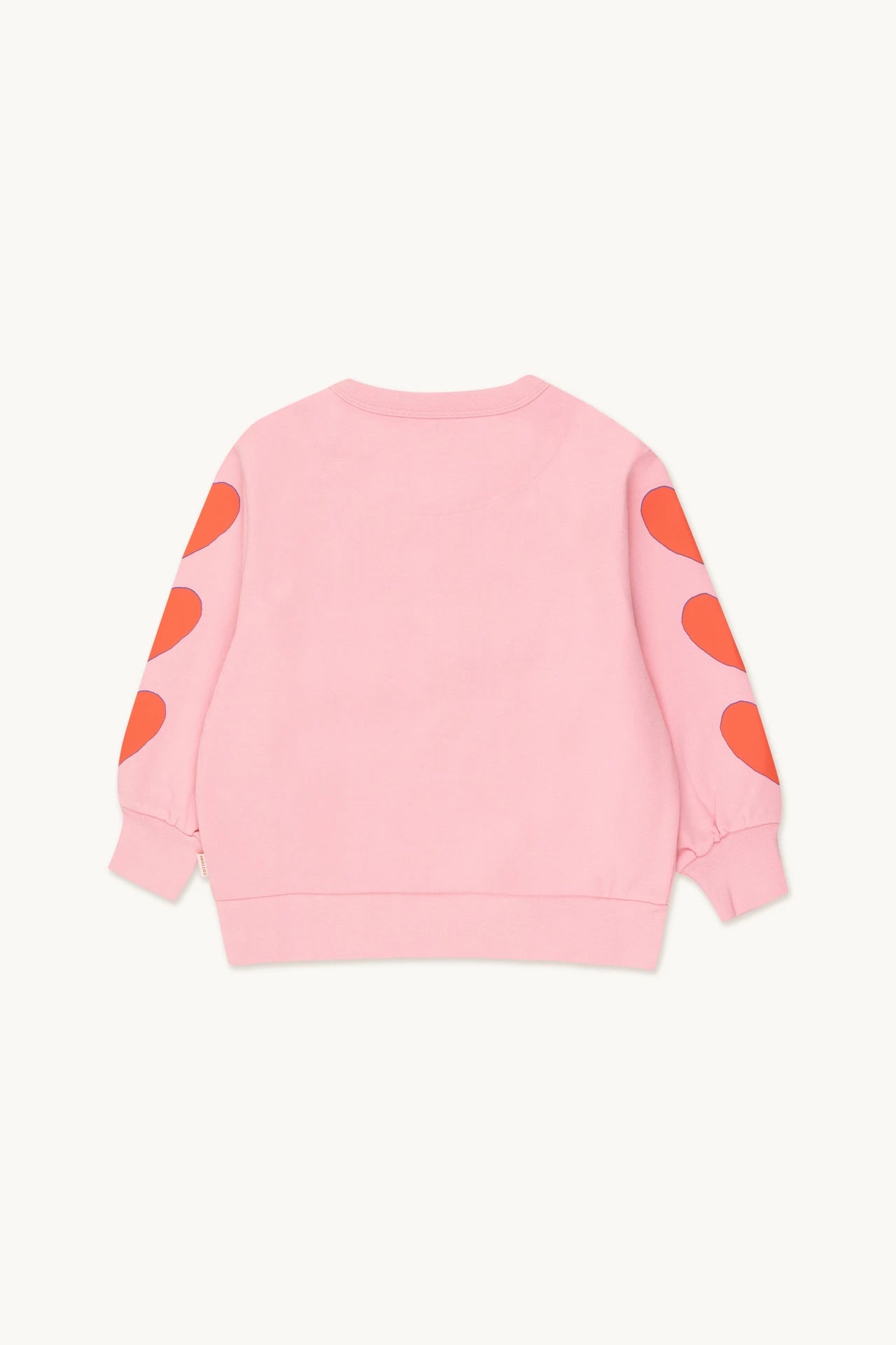 Tiny Cottons Hearts Sweatshirt in Rose Pink
