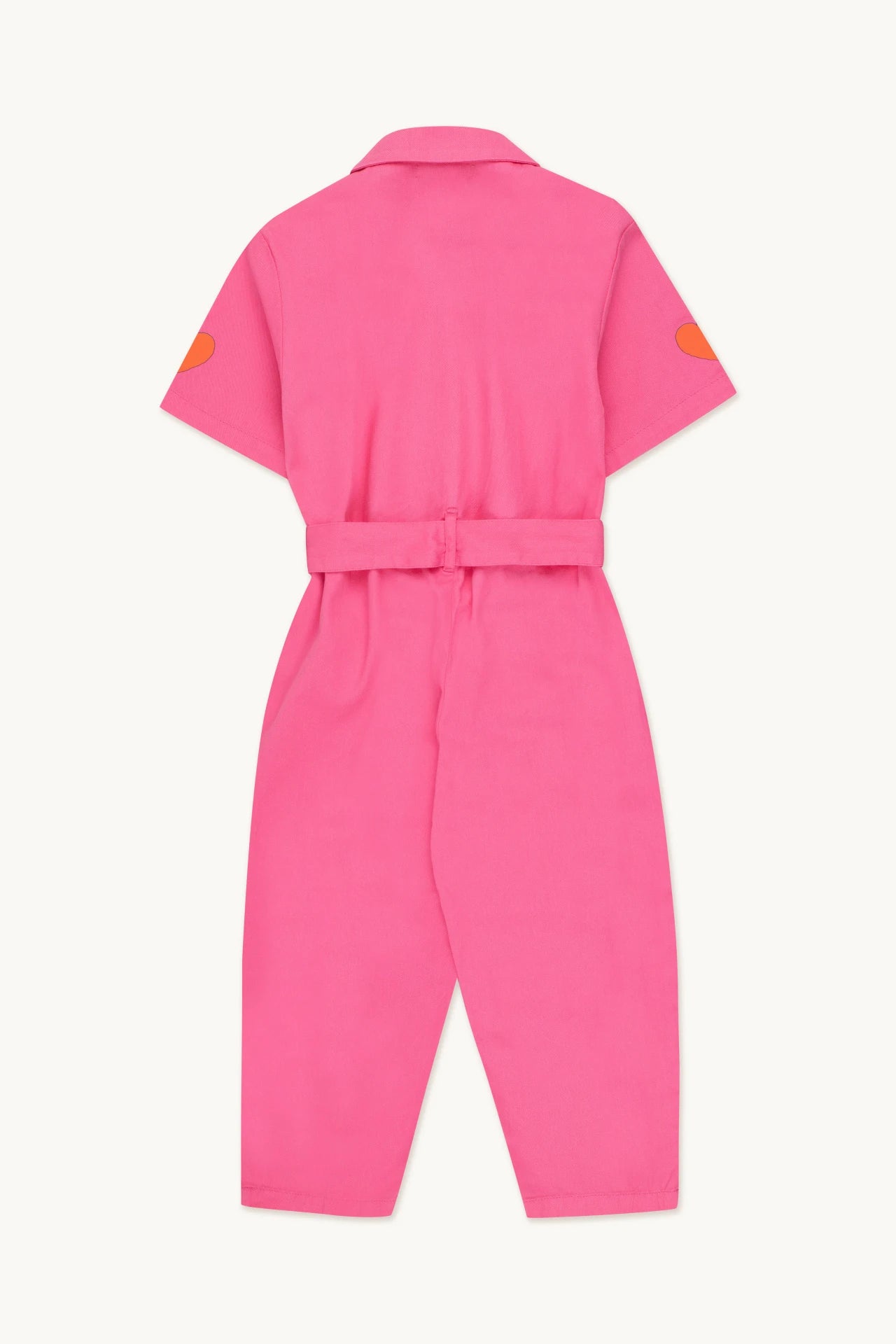 Tiny Cottons Hearts Jumpsuit in Dark Pink
