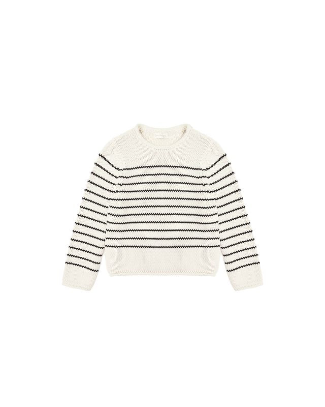 Rylee + Cru Jacques Sweater Black Stripe