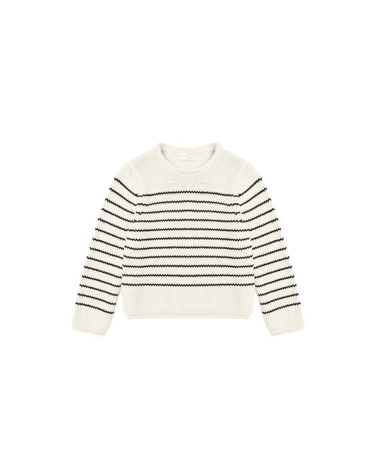 Rylee + Cru Jacques Sweater Black Stripe