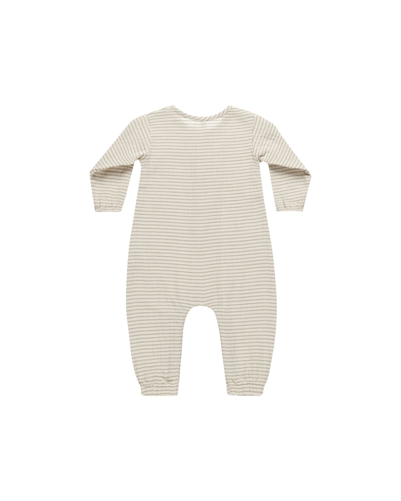 Quincy Mae Woven Jumpsuit Basil Stripe