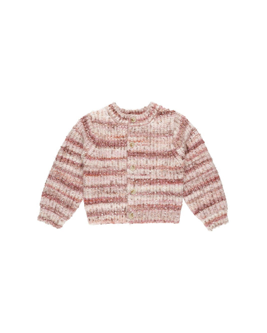 Rylee + Cru Cheyenne Cardigan Pink Multi Stripe